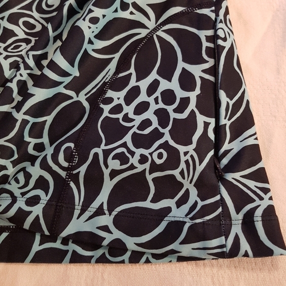 Talbots women's size small 2 tone blue skirt with modesty shorts EUC - Picture 6 of 8